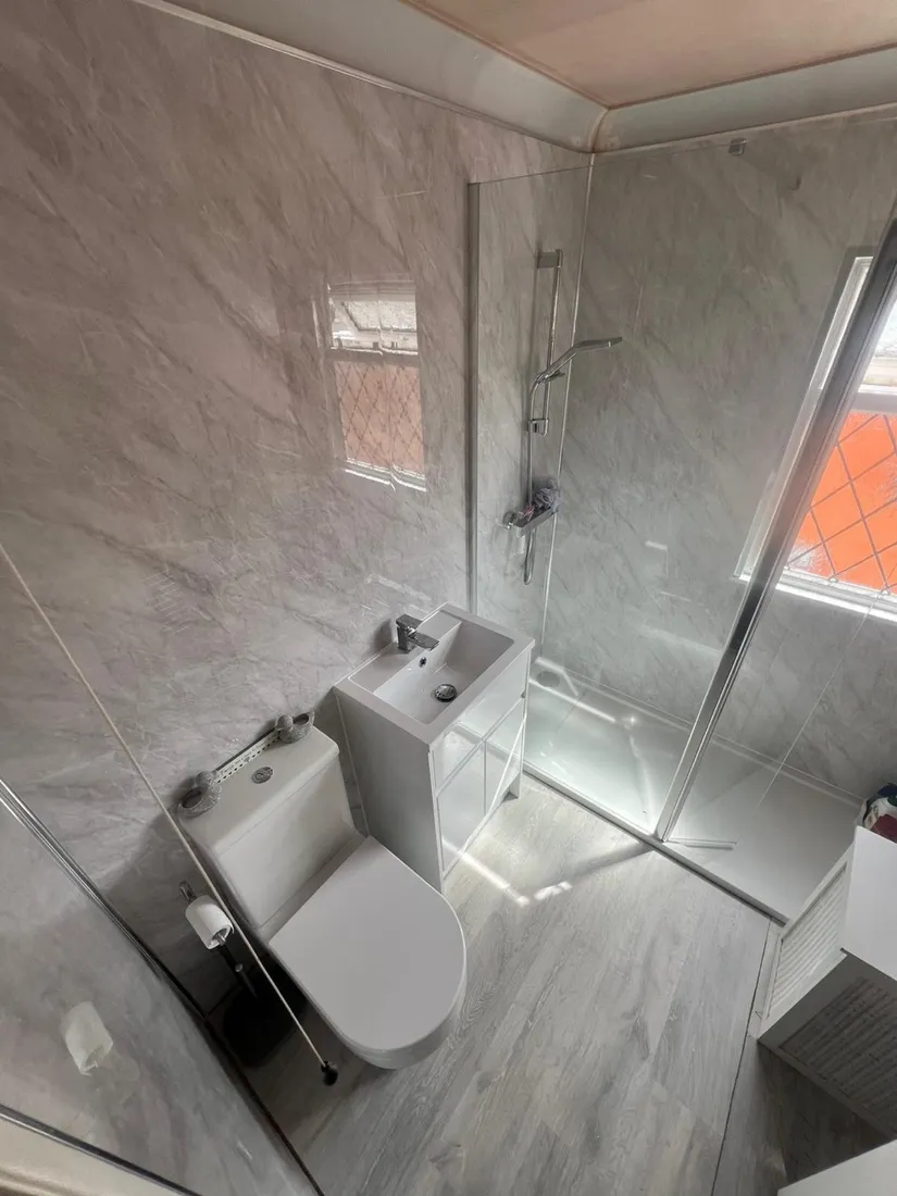 Bathroom renovation by LH Plumbing and Heating