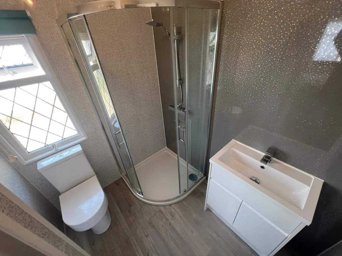 Bathroom renovation by LH Plumbing and Heating