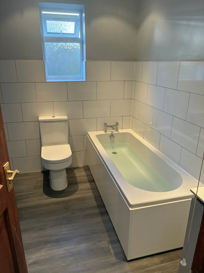 Bathroom renovation by LH Plumbing and Heating