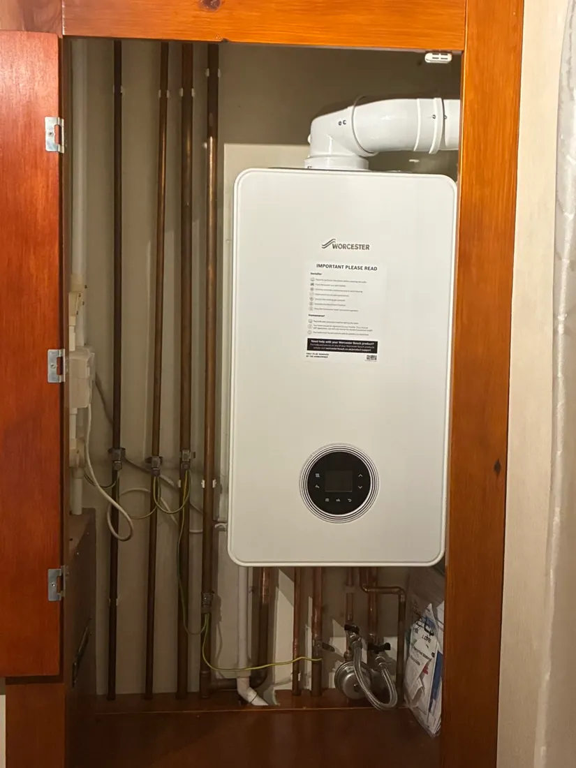 New boiler installation by LH Plumbing and Heating