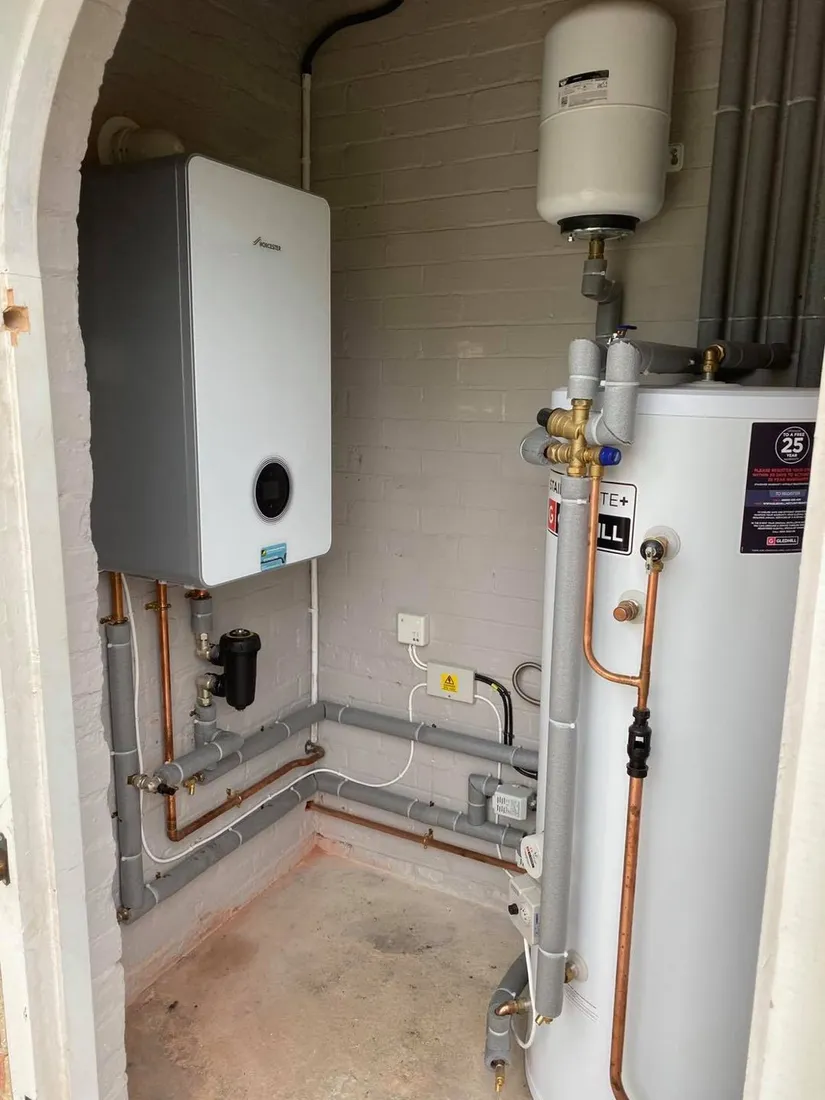 New boiler installation by LH Plumbing and Heating