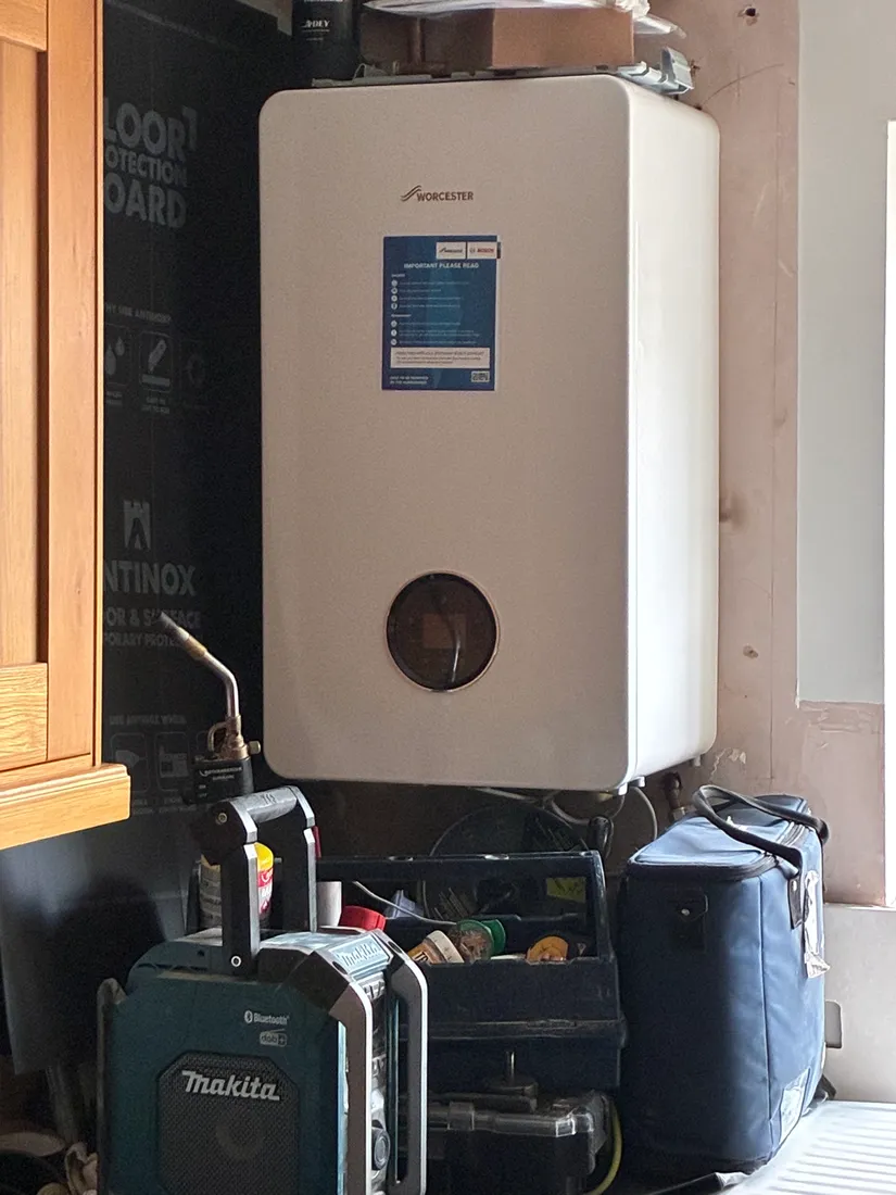 New boiler installation by LH Plumbing and Heating
