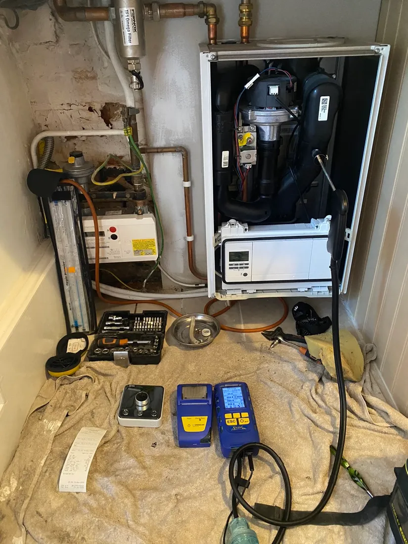 Boiler service by LH Plumbing and Heating