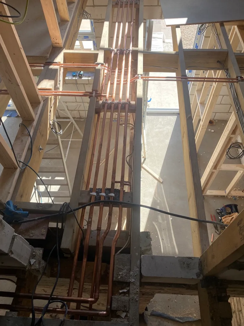 Central heating installation by LH Plumbing and Heating